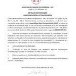 AMI EDITAL DE CONVOCAÇÃO DE A.G.E.